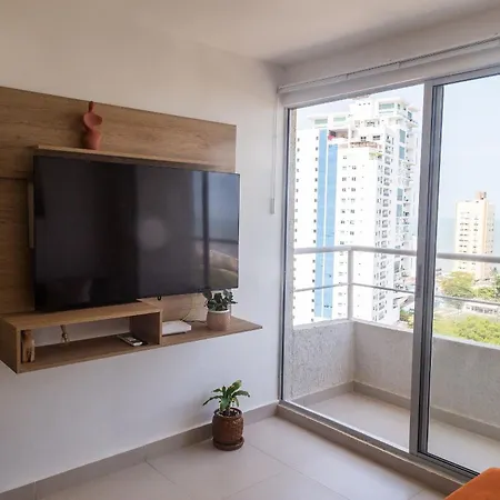 Apartamento Moderno 3h Vista Mar Lateral · Ubicación Ideal Cartagena