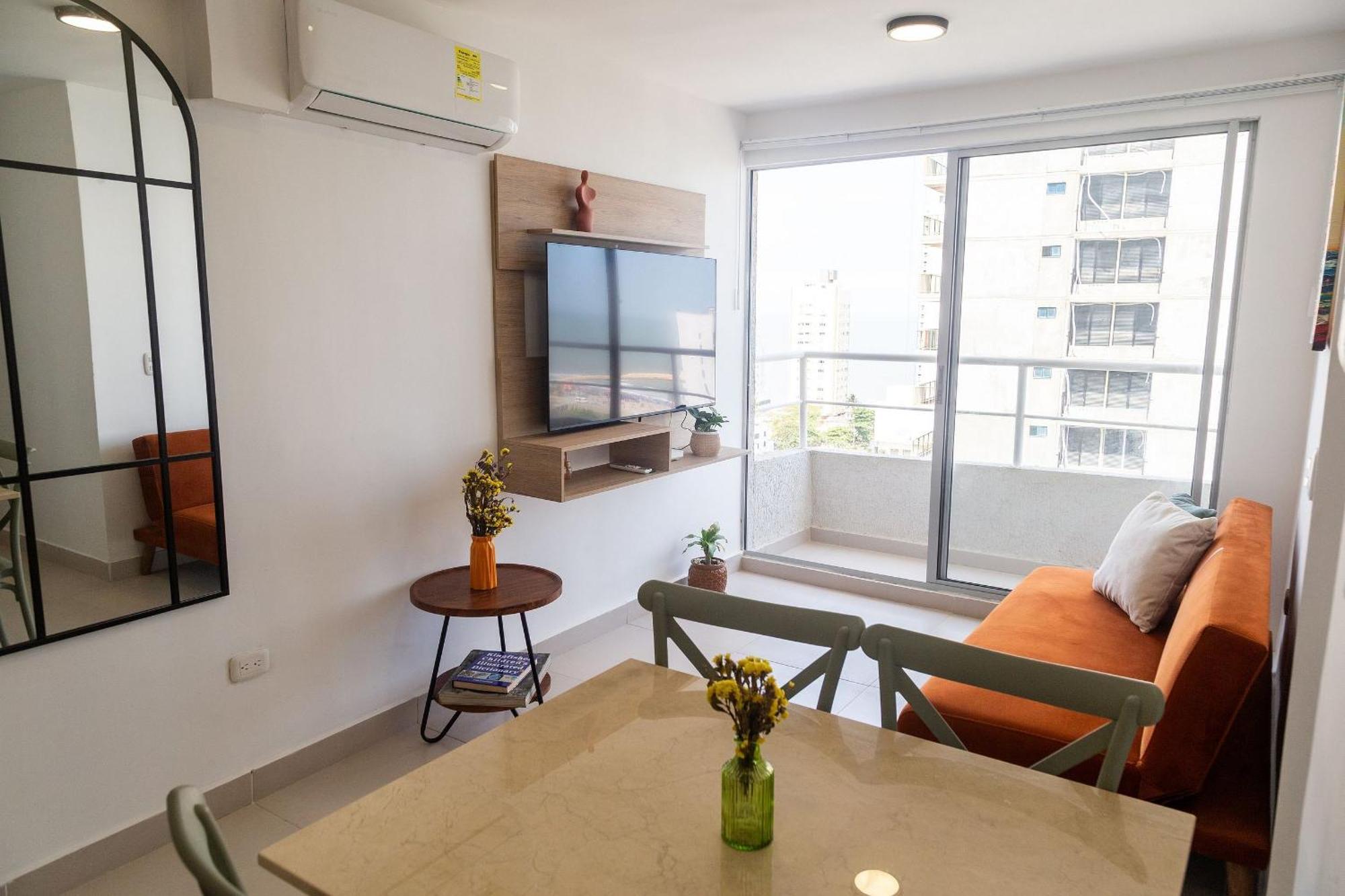 Apartment Moderno 3h Vista Mar Lateral - Ubicacion Ideal Cartagena